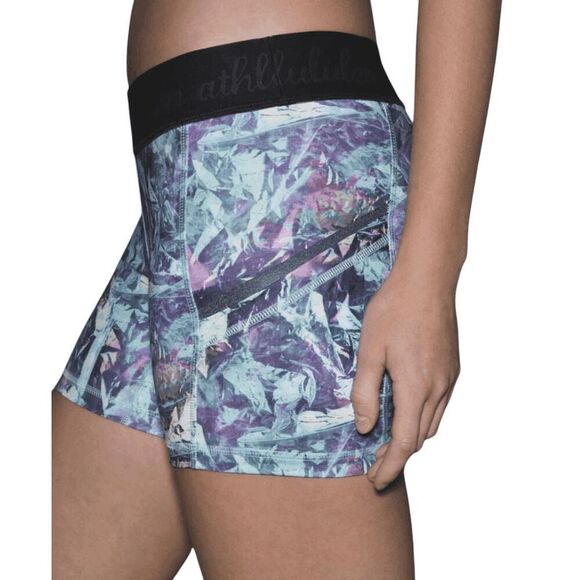 LULULEMON ATHLETICA What The Sport Short 'Full On Luxtreme 4' Size 4 - Picture 1 of 6